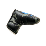 Limited Edition! Blue Urban Camo, Skull & Bones Blade Putter Headcover!