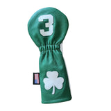 One-Of-A-Kind! "CELTICS" inspired, Shamrock 3 Woood Headcover!