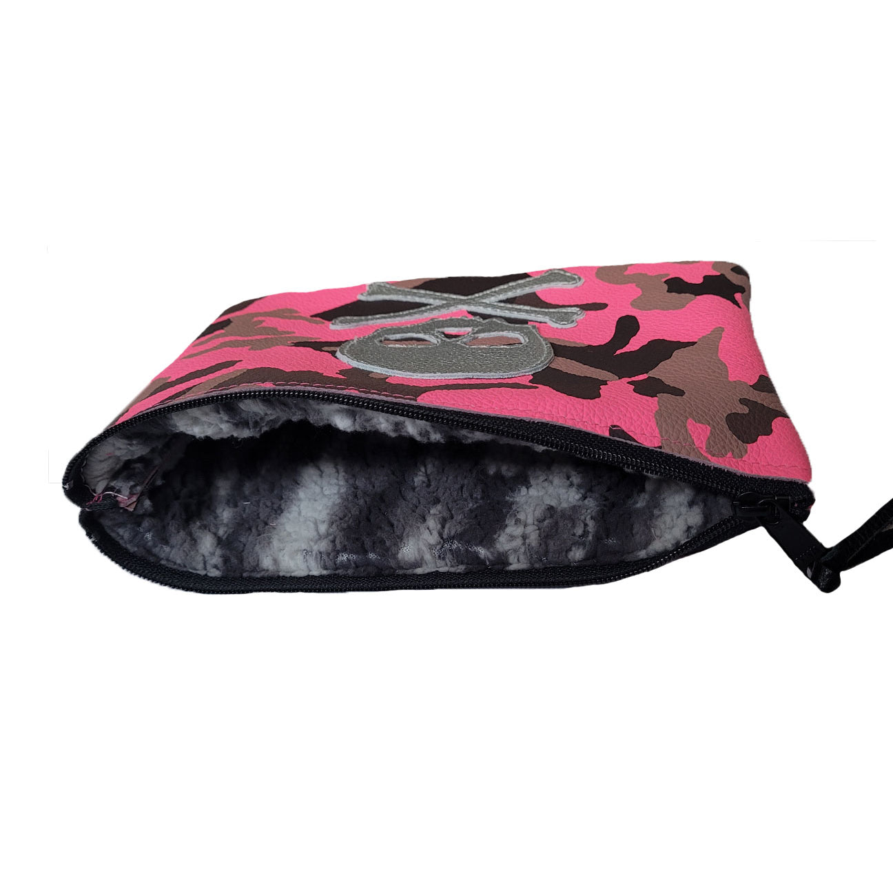 New! LTD Edition! Hot Pink Urban Camo Skull & Bones Valuables Bag - Robert Mark Golf