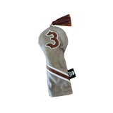 NEW! The RMG Retro Tassel Distressed Leather 3 Wood Headcover