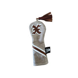 NEW! The RMG Retro Tassel Distressed Leather Hybrid Headcover